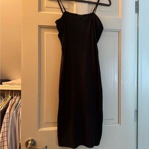 Topshop Black Spaghetti Strap Dress